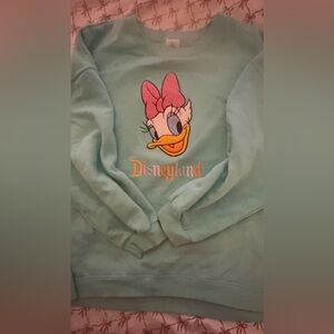 Disneyland Oversized Sweatshirt with Daisy Duck Embroidery